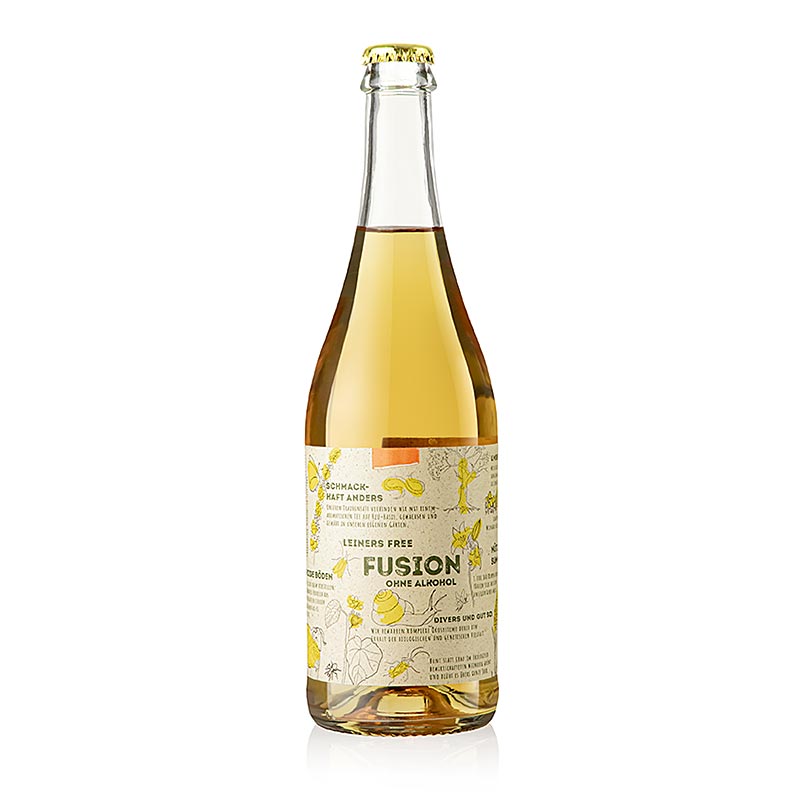 Fusion Free Wiesenkräuter Weiße Traube Alkoholfrei, Leiner, BIO, 750 ml