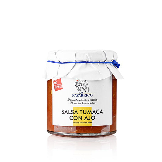 Salsa Tumaca con Ajo, salsa di pomodoro con aglio, Navarrico, 230 g