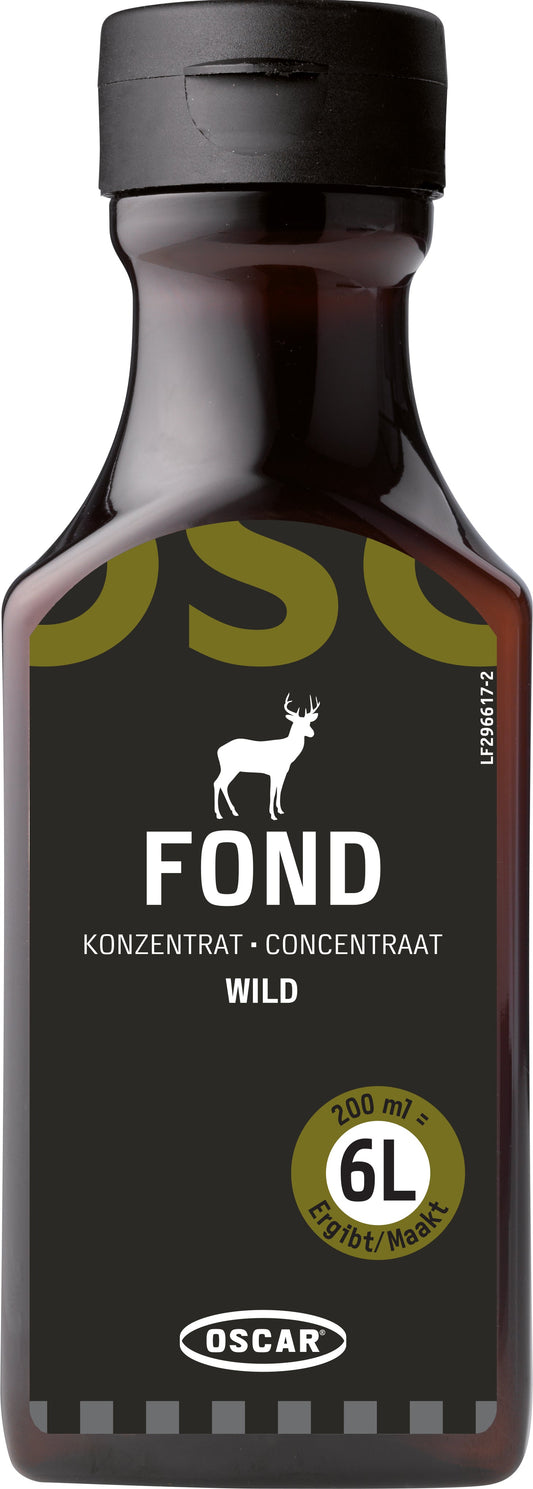 Oscar Konzentrat Wildfond, flüssig, glutenfrei (für ca. 10 L), 200 ml
