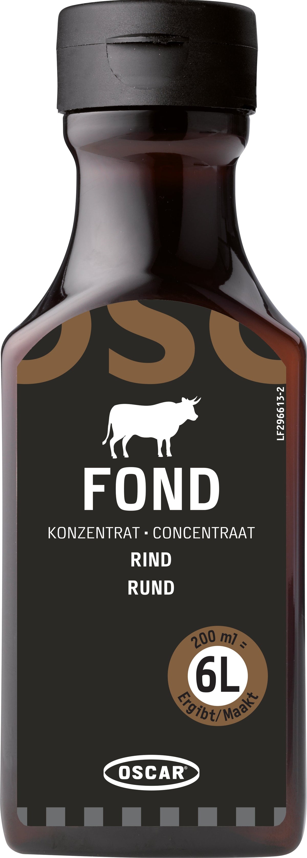 Concentré Oscar - Fond de bœuf, liquide, Sans gluten pour environ 6 l), 200 ml