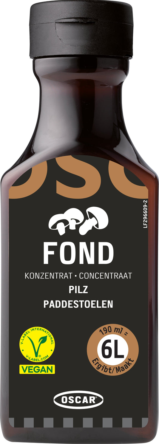 Oscar Konzentrat - Pilzfond, flüssig (für ca. 9,5 L), 190 ml