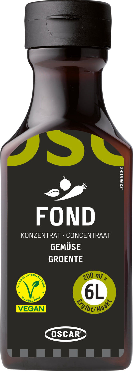 Oscar Konzentrat - Gemüsefond, flüssig (für ca. 6 L), 200 ml