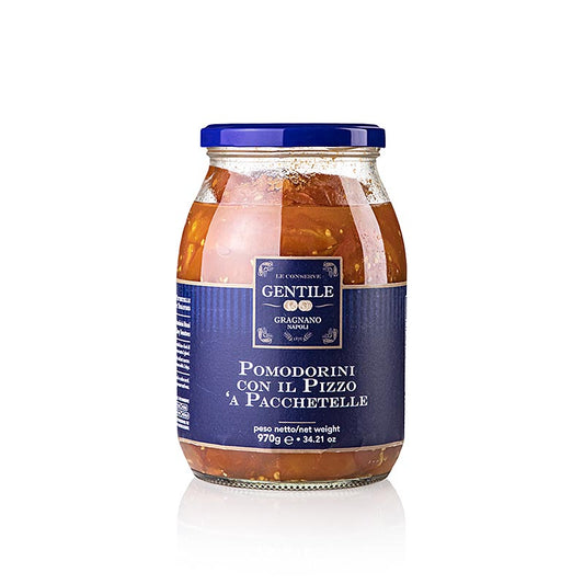 Pomodorini Pizzo Pacchetelle, pomodorini ciliegini, Pastificio Gentile Gragnano, 970 g