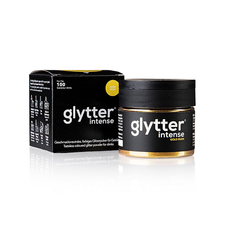 Dekoback - glytter "intense Gold Rush", Lebensmittelglitzerpuder, 10 g
