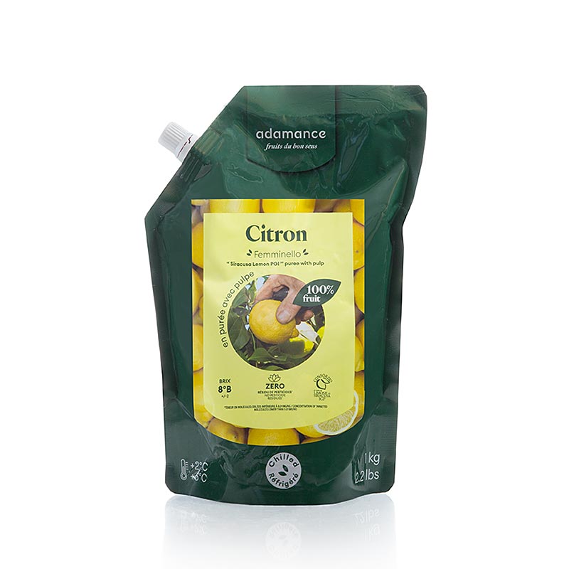 Adamance Zitrone (Femminello), ungezuckert, pasteurisiert, 1 kg