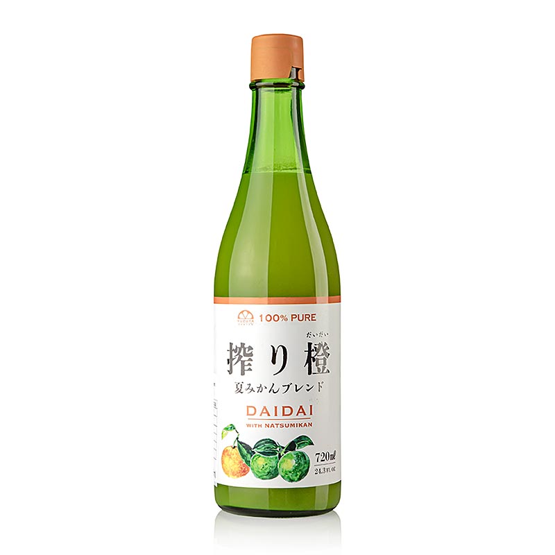 Daidai Saft & Natsumikan (Bittere Orange), 100% Zitrusfruchtsaft, Japan, 720 ml