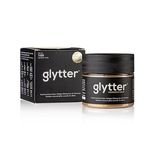 glytter "Gorgeous Gold", glitter alimentare in polvere, 10 g
