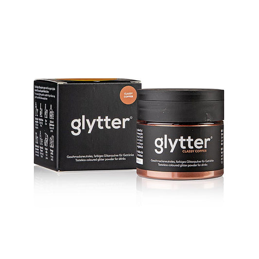 glytter "Classy Copper", Lebensmittelglitzerpuder, (Kupfer), 10 g | Lebensmittelzusatzstoffe | thungourmet