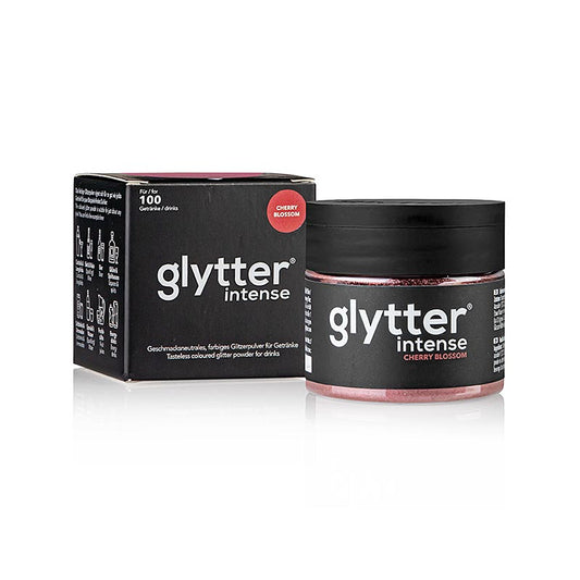 Dekoback - glytter "intense Cherry Blossom", polvere glitterata alimentare, (rosso), 10 g