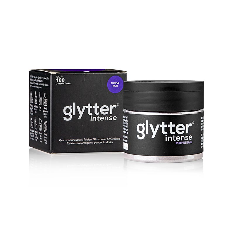 Dekoback - glytter "intense Purple Rain", Lebensmittelglitzerpuder, (Lila / Violett), 10 g