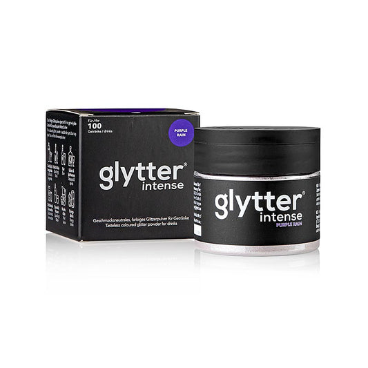 Dekoback - glitter "Intense Purple Rain", polvere glitterata alimentare, (lilla / viola), 10 g