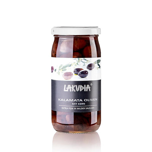 Olive di Kalamata, con nocciolo, Lakudia, 355 g