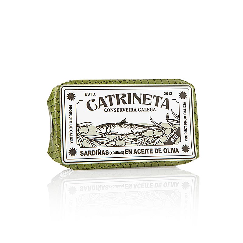Sardinen, XOUBAS, ganz, in Olivenöl, Catrineta, 81 g