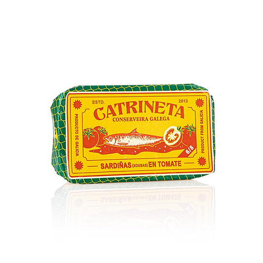 Sardine, XOUBAS, intere, in salsa di pomodoro, Catrineta, 81 g