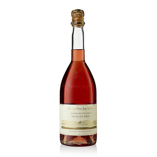 Jörg Geiger "TeaSecco Rose" Alkoholfrei Prickelnd, 750 ml