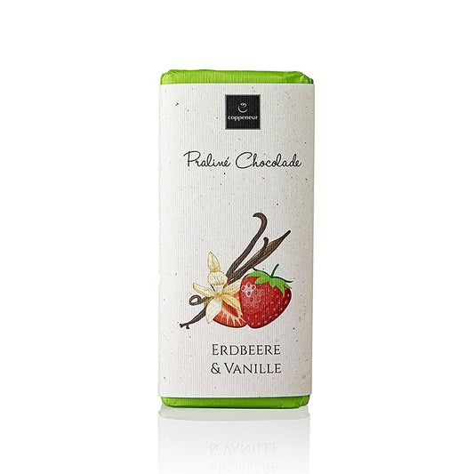 Coppeneur, tablette de chocolat à la fraise et à la vanille, 75 g