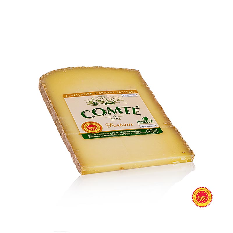 Comté DOP, Formaggio a pasta dura, stagionato 6 mesi, Pezzi, 150 g