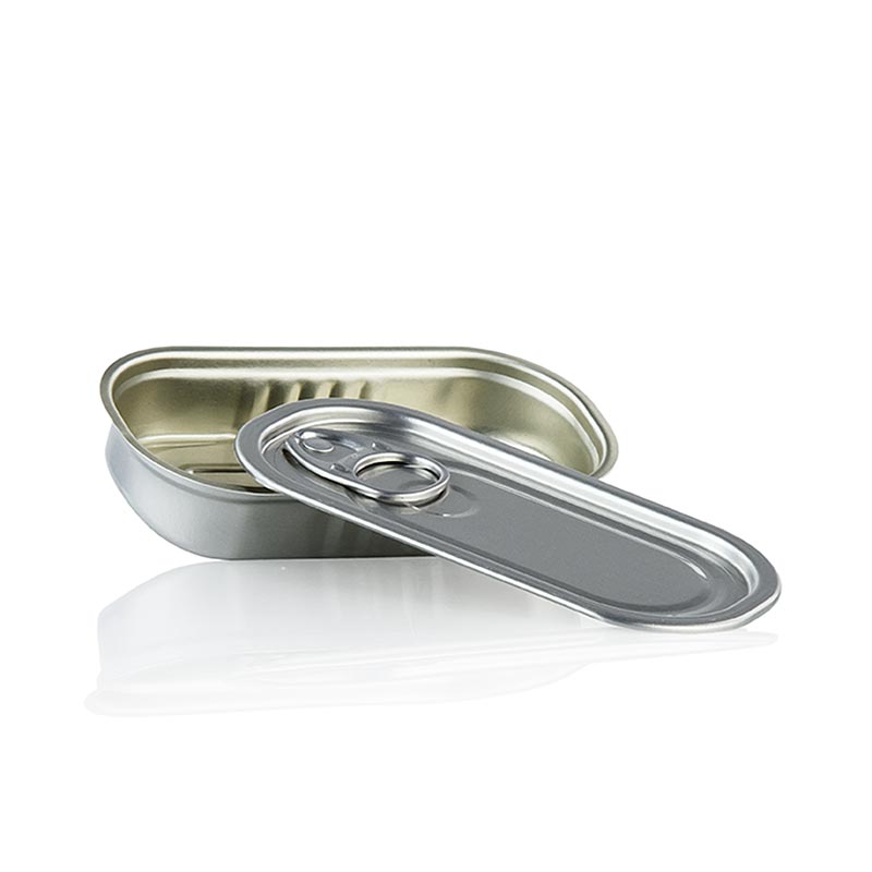 Boîte avec couvercle (boîte en aluminium), vide, 60 ml, 100 % Chef, lot de 10