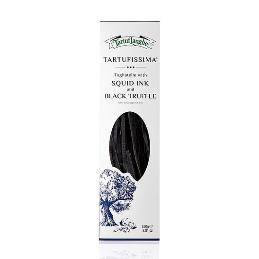 Tartuflanghe TARTUFISSIMA® Tagliatelle Pâtes à l'encre de seiche & truffes 250 g
