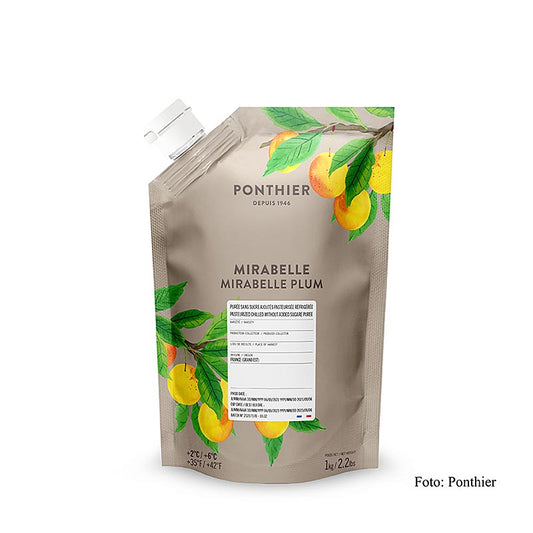 Purea di mirabelle Ponthier, della Lorena, senza zucchero, 1 kg