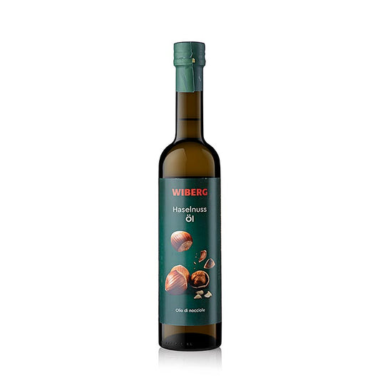 Wiberg Huile de noisette, pressée à froid, à base de noisettes grillées, 500 ml