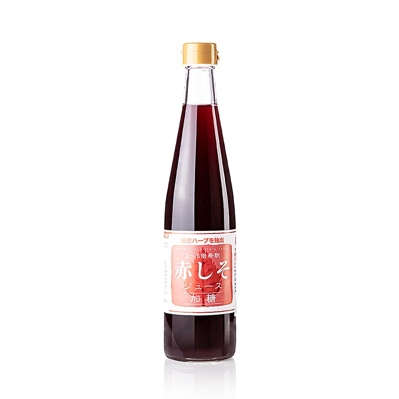 Rote Shiso Getränke-Zubereitung, mit Zucker, 500 ml