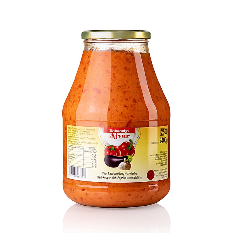 Ajvar, préparation de paprika, Dalmacija, 2,4 kg