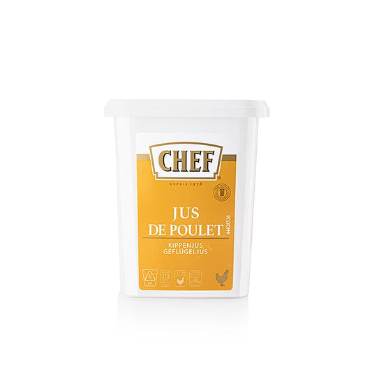 Nestlé Slovensko s.r.o - CHEF Geflügeljus (Fond), Pulver (für ca. 10L), 600 g