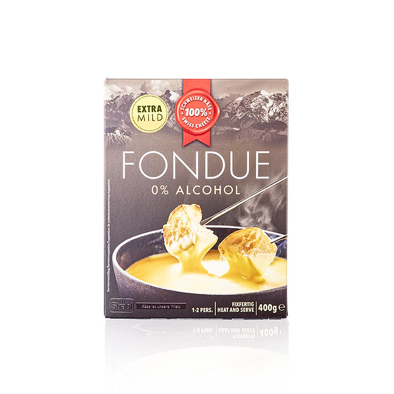 Fondue 0% Alcohol, extra mild, Käsefonduezubereitung, alkoholfrei, 400 g