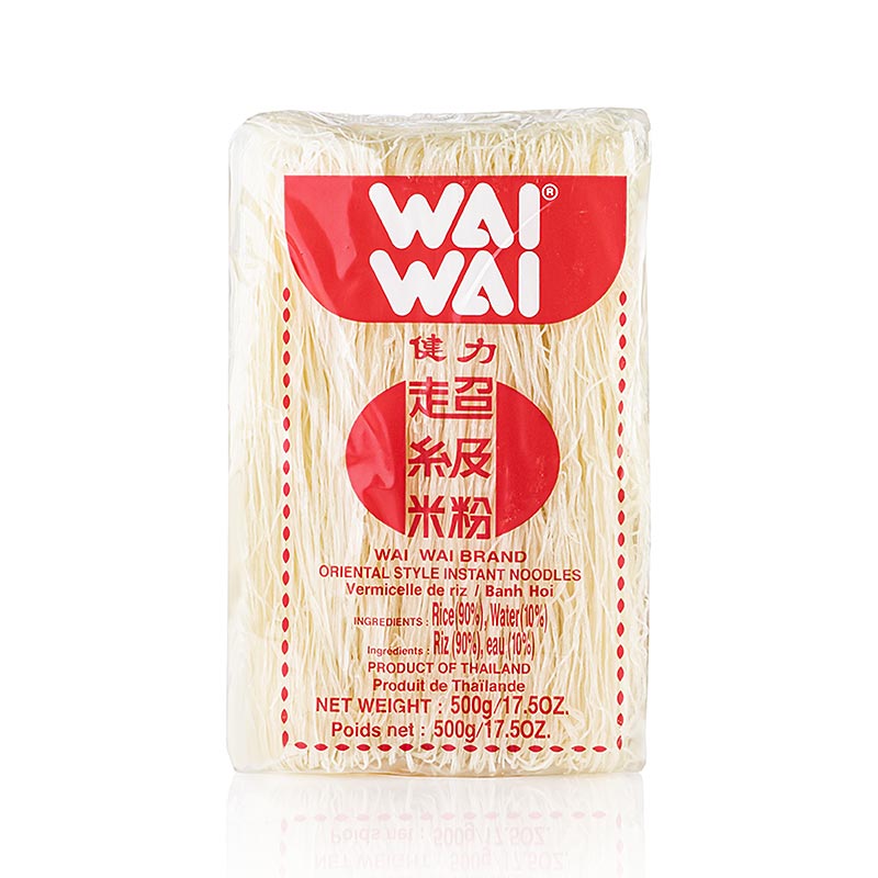 Reis Vermicelli Nudeln, fein, 0,5mm, Wai Wai, 500 g