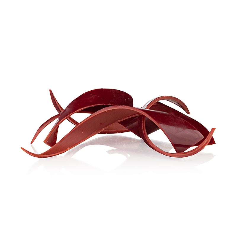 Decorazione al cioccolato Twist Red, ornamento rosso al cioccolato, Dobla (79112), 140 g, 80 pezzi
