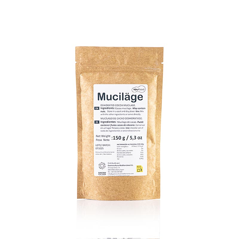 LYOFEELING MUCILAGE CACAO, gefriergetrocknetes Kakaofruchtfleisch, TÖUFOOD, 150 g