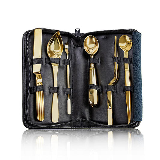 Top Chef Signature Werkzeugset für Profiköche, gold, 100% Chef, 1 St