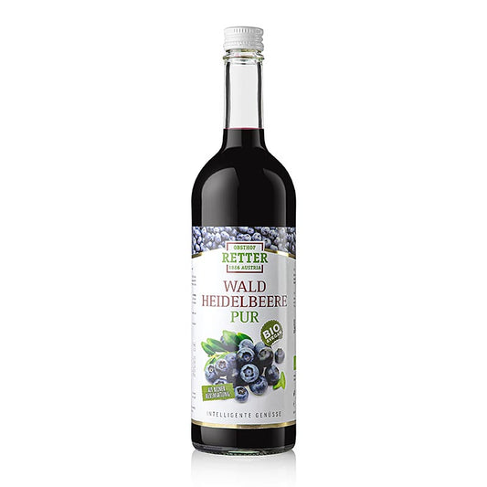 Waldheidelbeersaft, 100% Direktsaft, Obsthof Retter, BIO, 750 ml
