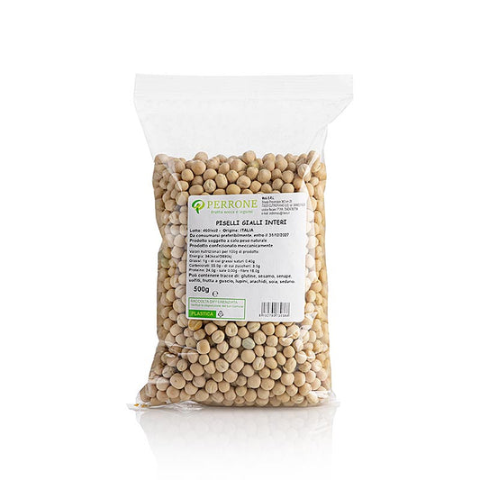 Piselli gialli, interi, secchi, Perrone, Italia, 500 g