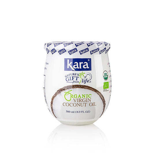 Olio di cocco Kara ORGANIC, Extra Vergine, BIO, 500 ml