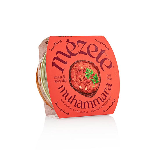 Muhammara, sauce épicée au poivron, mézete, 180 g
