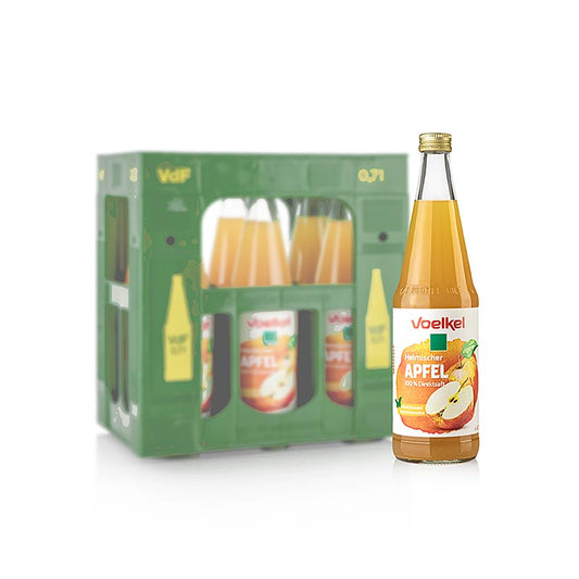 Voelkel Heimischer Apfelsaft 100% Direktsaft, BIO Vegan, 4,2 l, 6 x 700ml