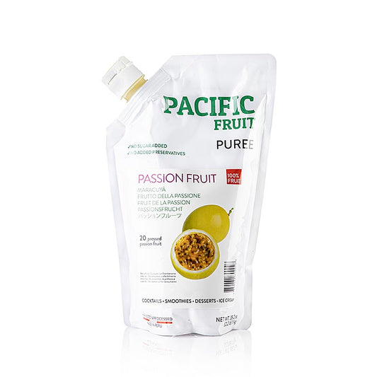 Pacific Fruit Purea di frutto della passione (passione / maracuja), 100%, Perù, 1 kg