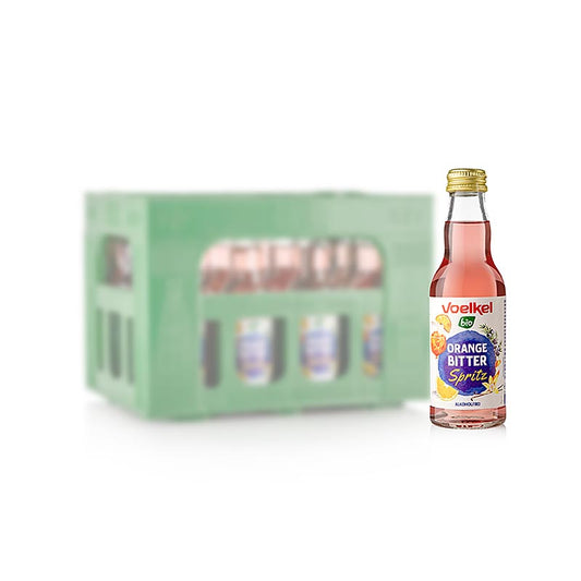 Voelkel "Orange Bitter Spritz", alkoholfreier Cocktail, BIO, 12 x 200ml