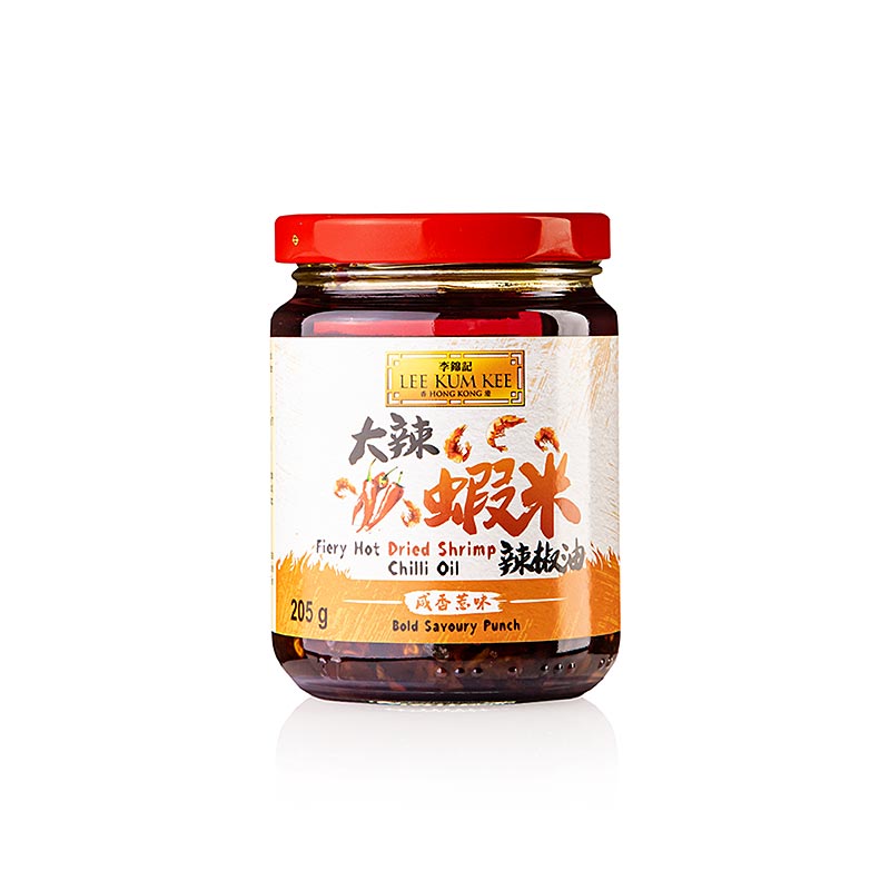Sauce épicée aux crevettes séchées et au piment, Lee Kum Kee, 205 g