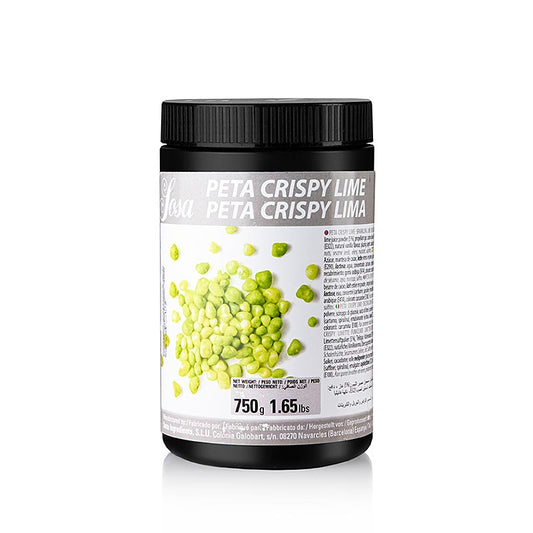 Sosa Peta Crispy - Limette Wet Proof, Kakaobutter ummantelt (Knall Brause), 750 g