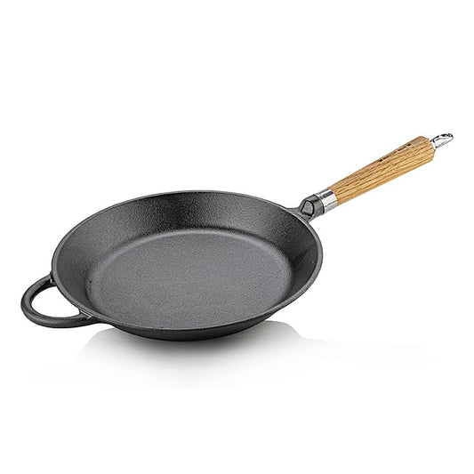 Padella Maestro piatta, Ø 28 cm, con manico in legno di quercia, Ronneby Bruk, 1 pz.