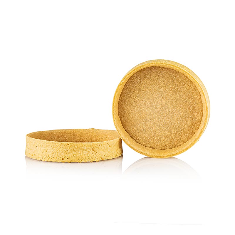 Dessert-Tartelettes Vanille, Ø80x19mm, La Rose Noire LRSW045, 1,17 kg, 45 St